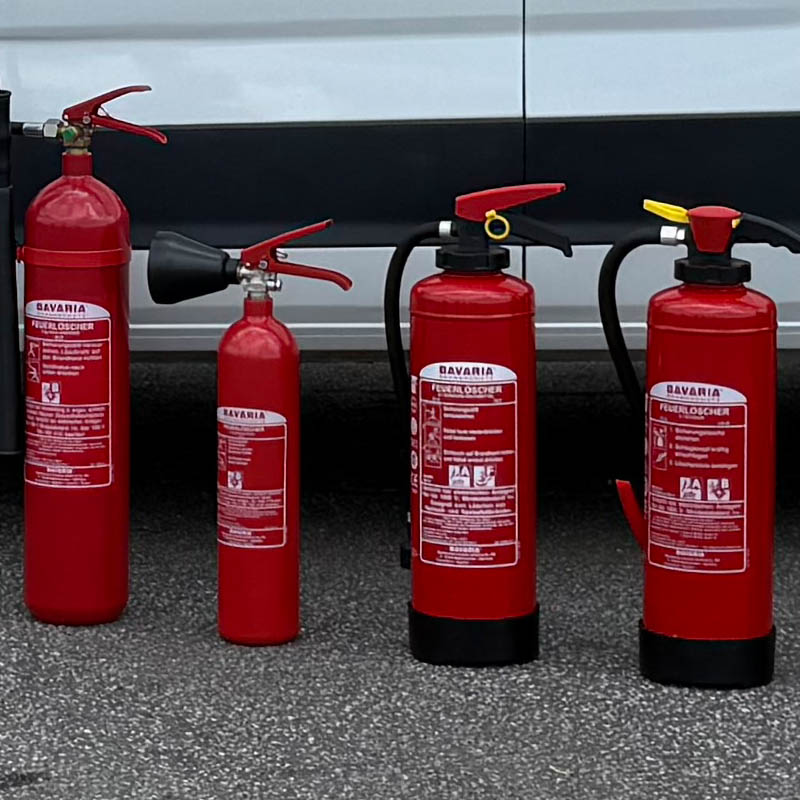 Feuerlöscher und deren Brandklassen
